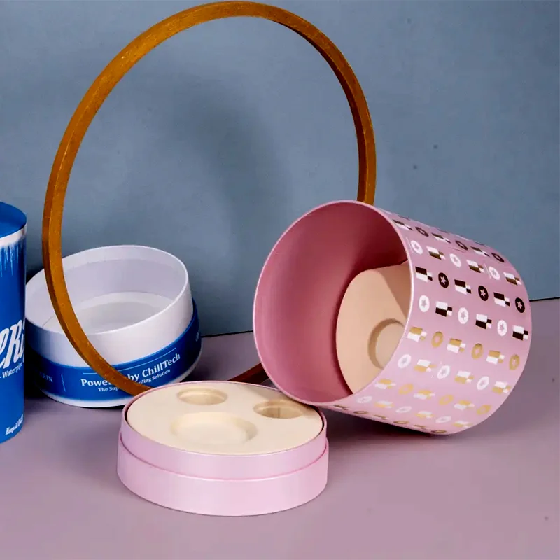 round shaped rigid boxes