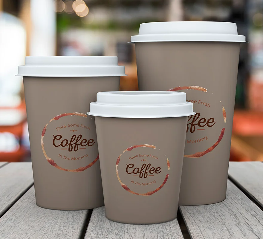Custom Printed Coffee Paper Cups