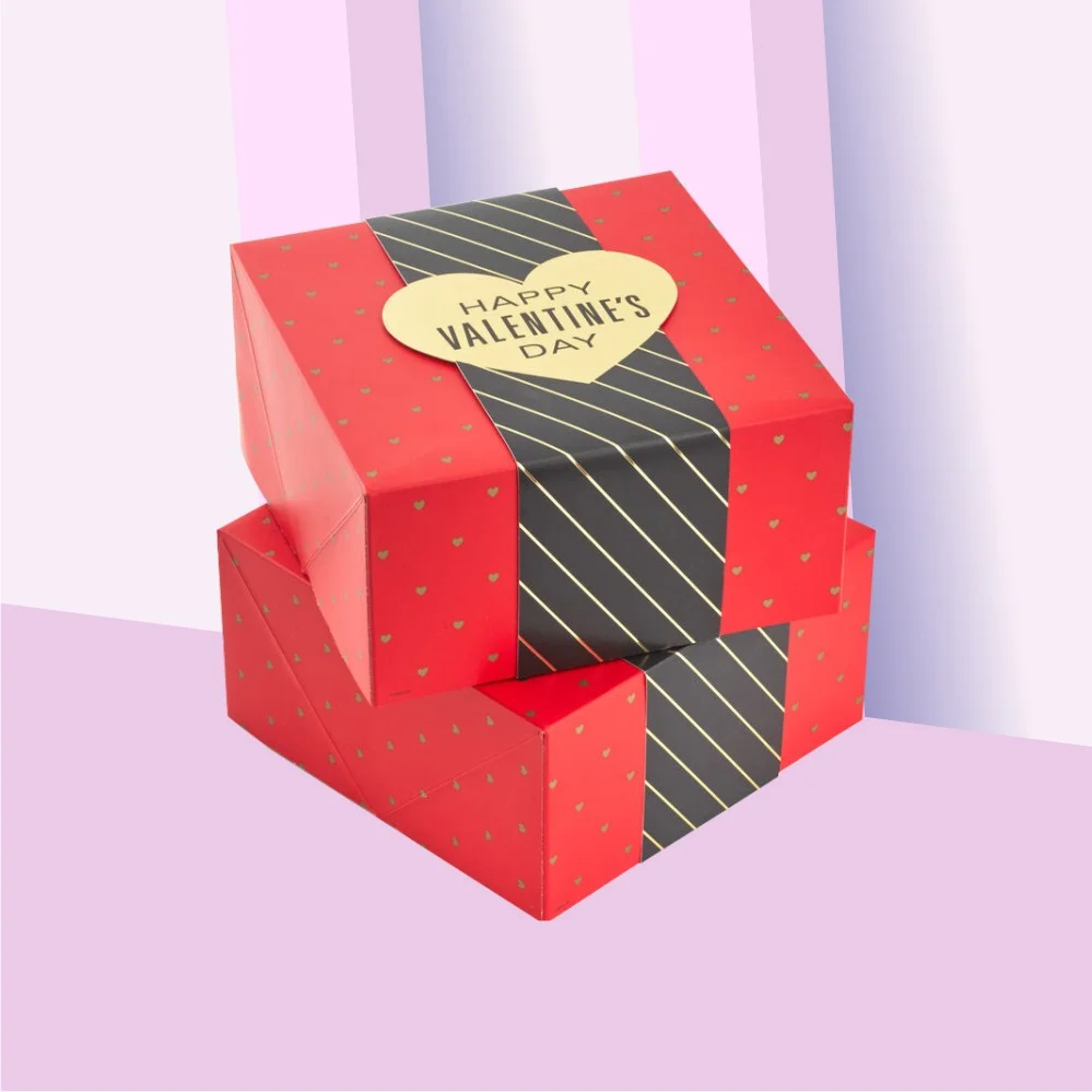 Custom Printed Valentines Gift Boxes