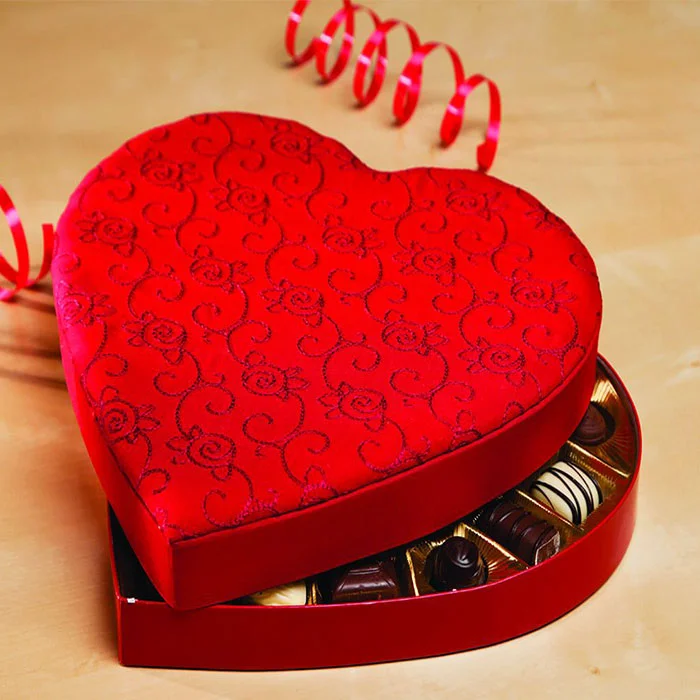 Printed Custom Heart Shaped Boxes wholesale